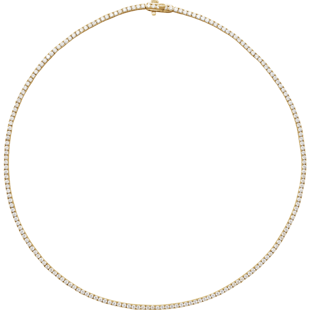 Lab-Grown Diamond Tennis Necklace
