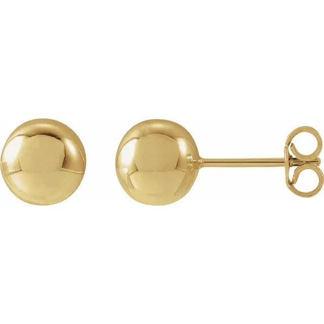 Gold Ball Earrings