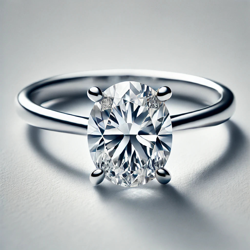 Oval Solitaire Engagement Ring