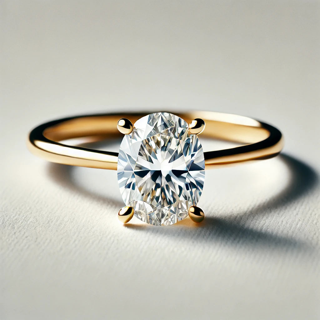 Oval Solitaire Engagement Ring
