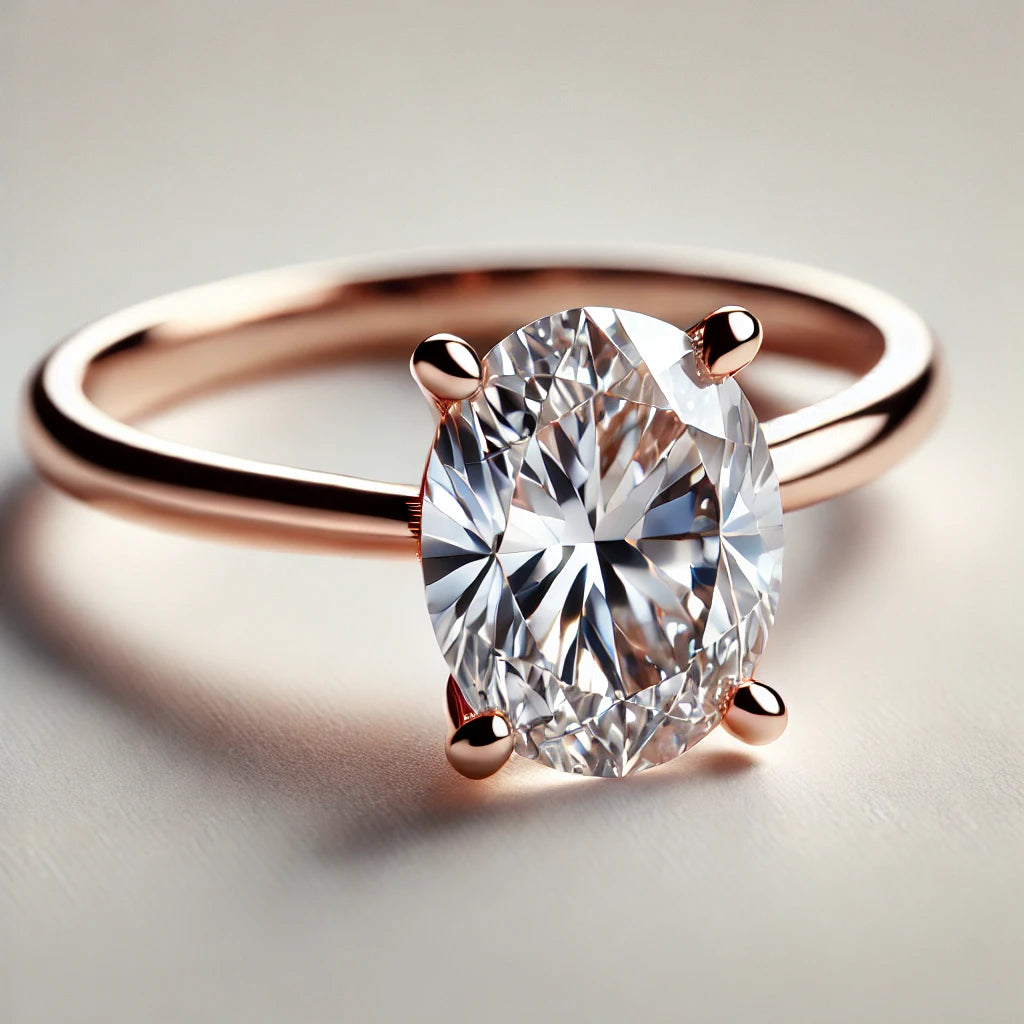 Oval Solitaire Engagement Ring