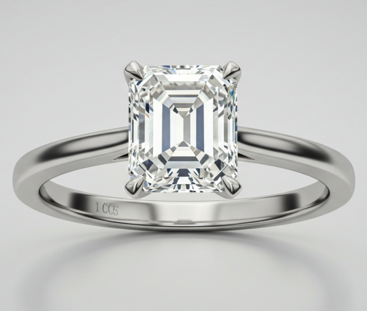 Emerald Cut Engagement Ring