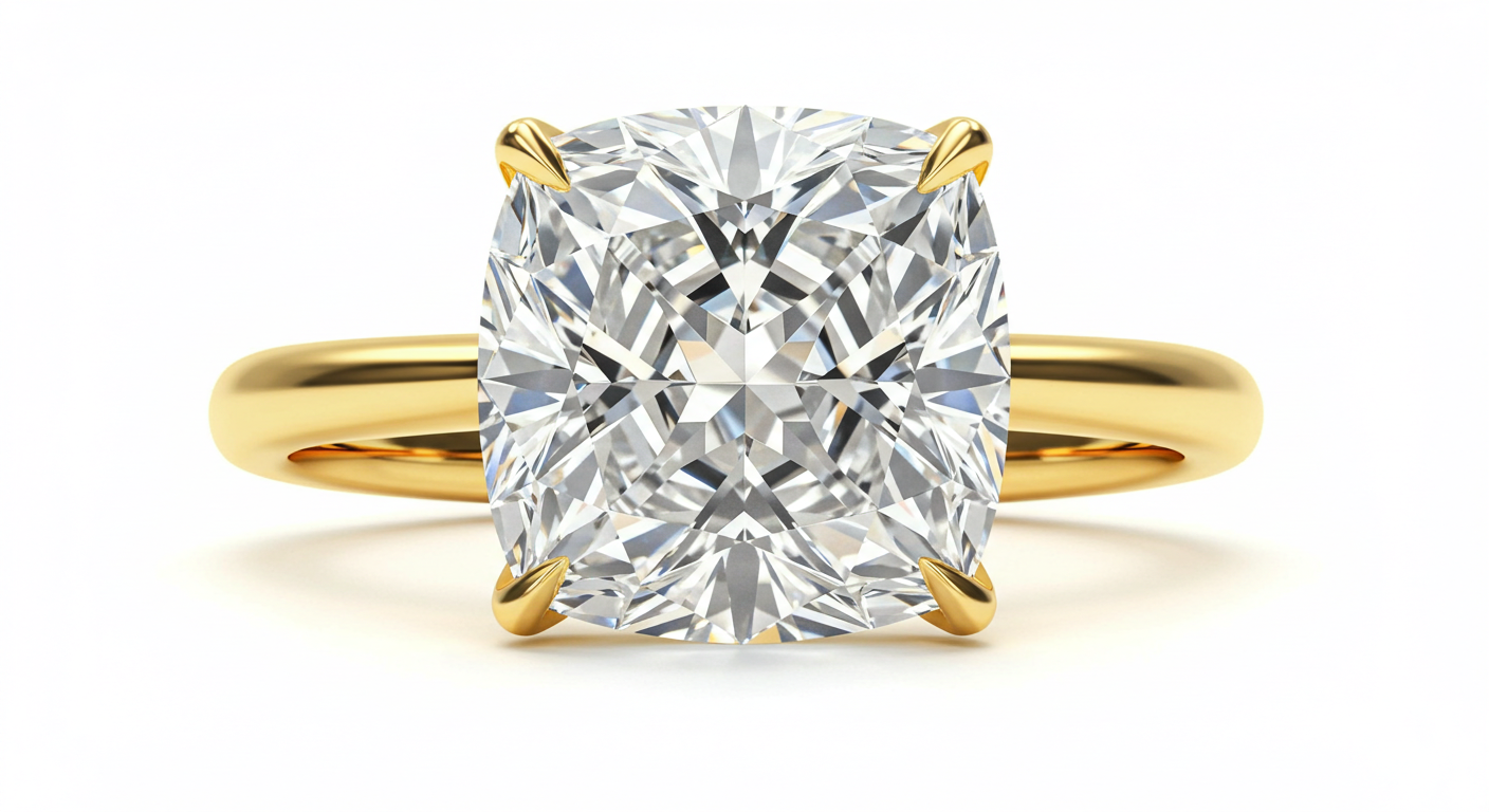 Cushion Cut Engagement Ring