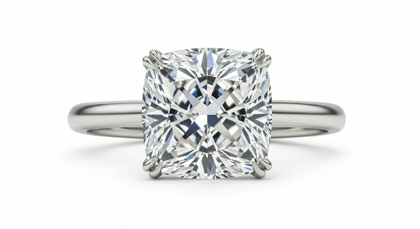 Cushion Cut Engagement Ring