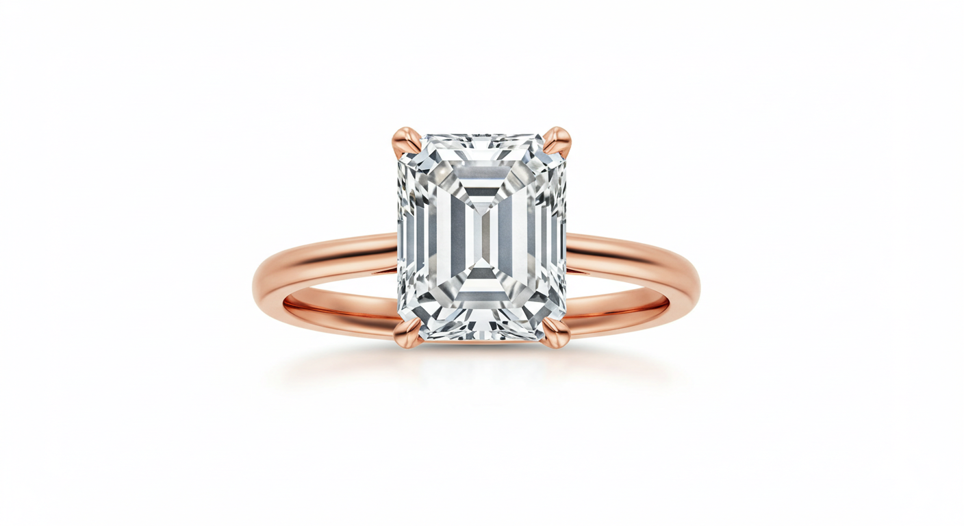 Emerald Cut Engagement Ring