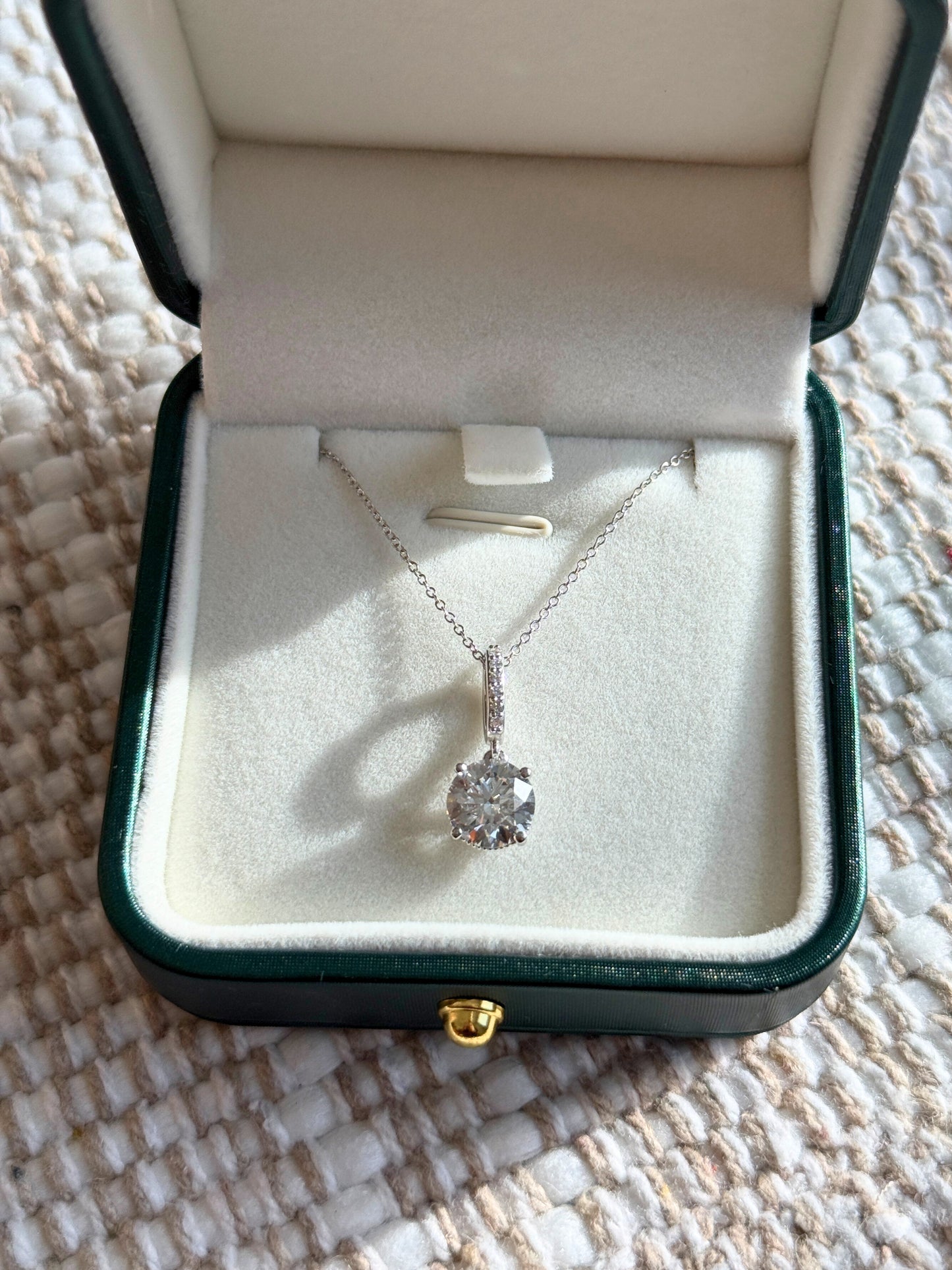 Solitaire Necklace with a cute touch