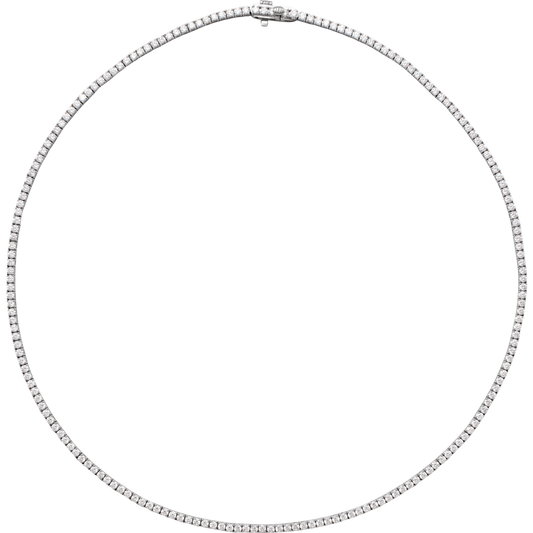 Lab-Grown Diamond Tennis Necklace