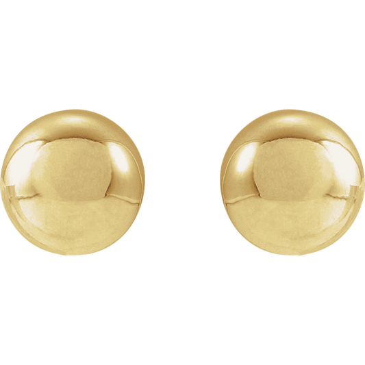 Gold Ball Earrings