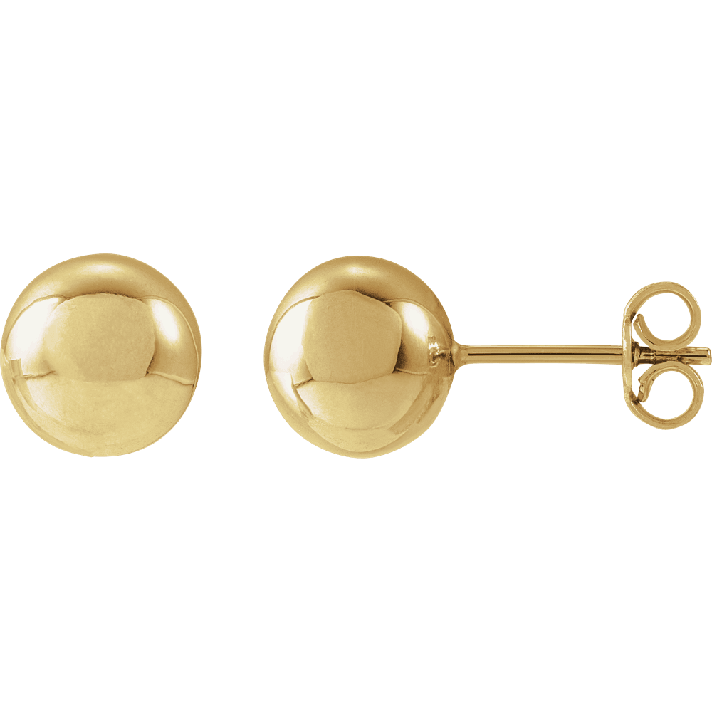 Gold Ball Earrings
