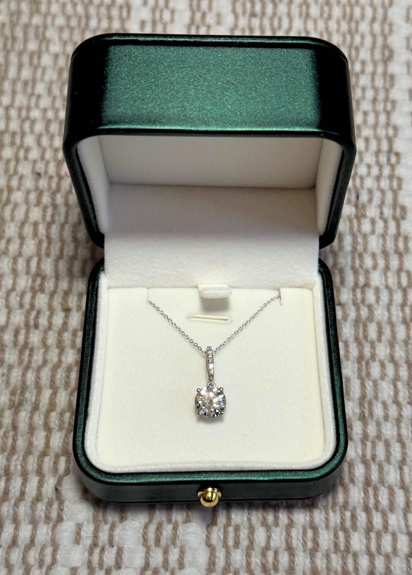 Solitaire Necklace with a cute touch