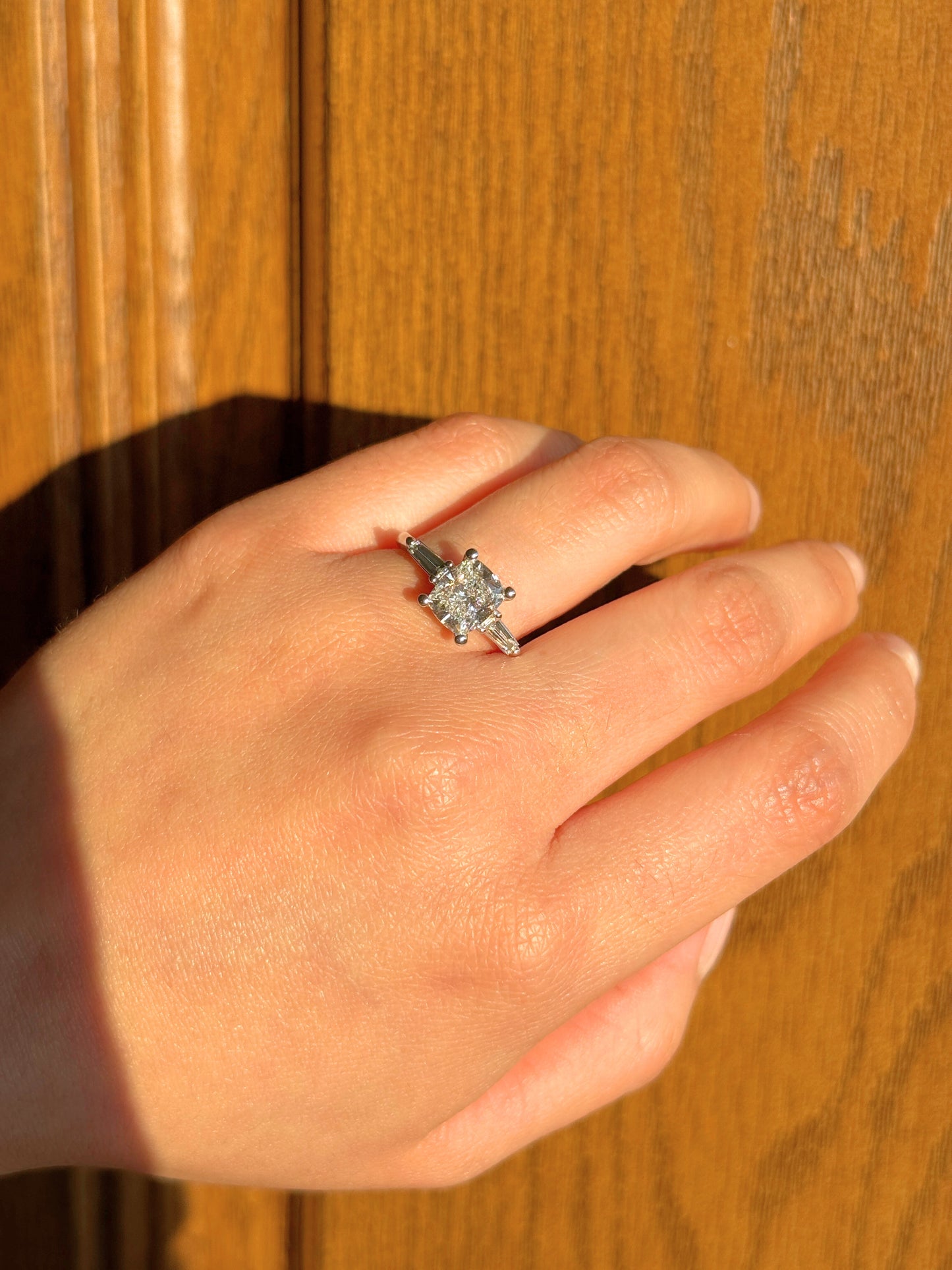 Three Stone Engagement Ring