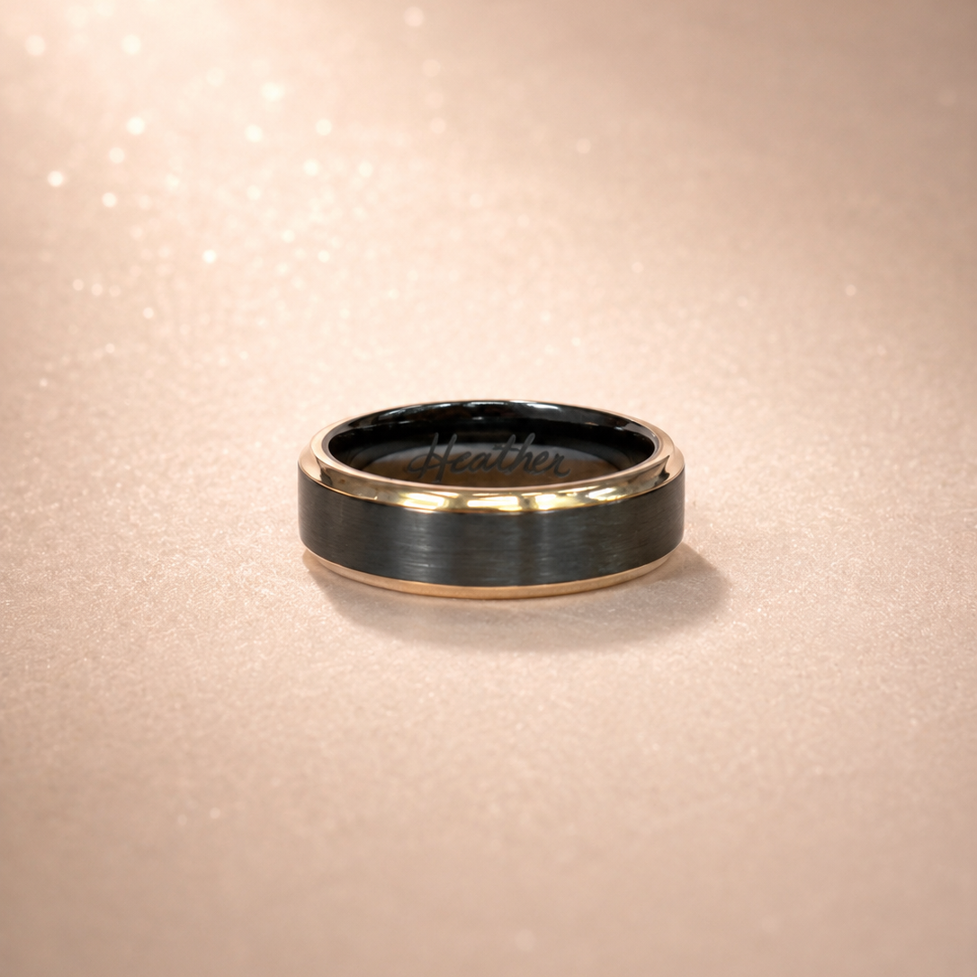 Two-Tone Wedding Band