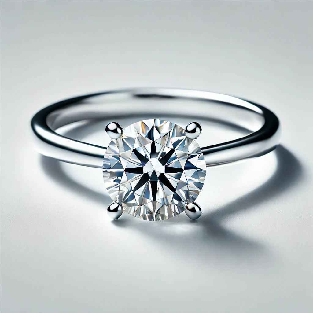 Round Solitaire Engagement Ring