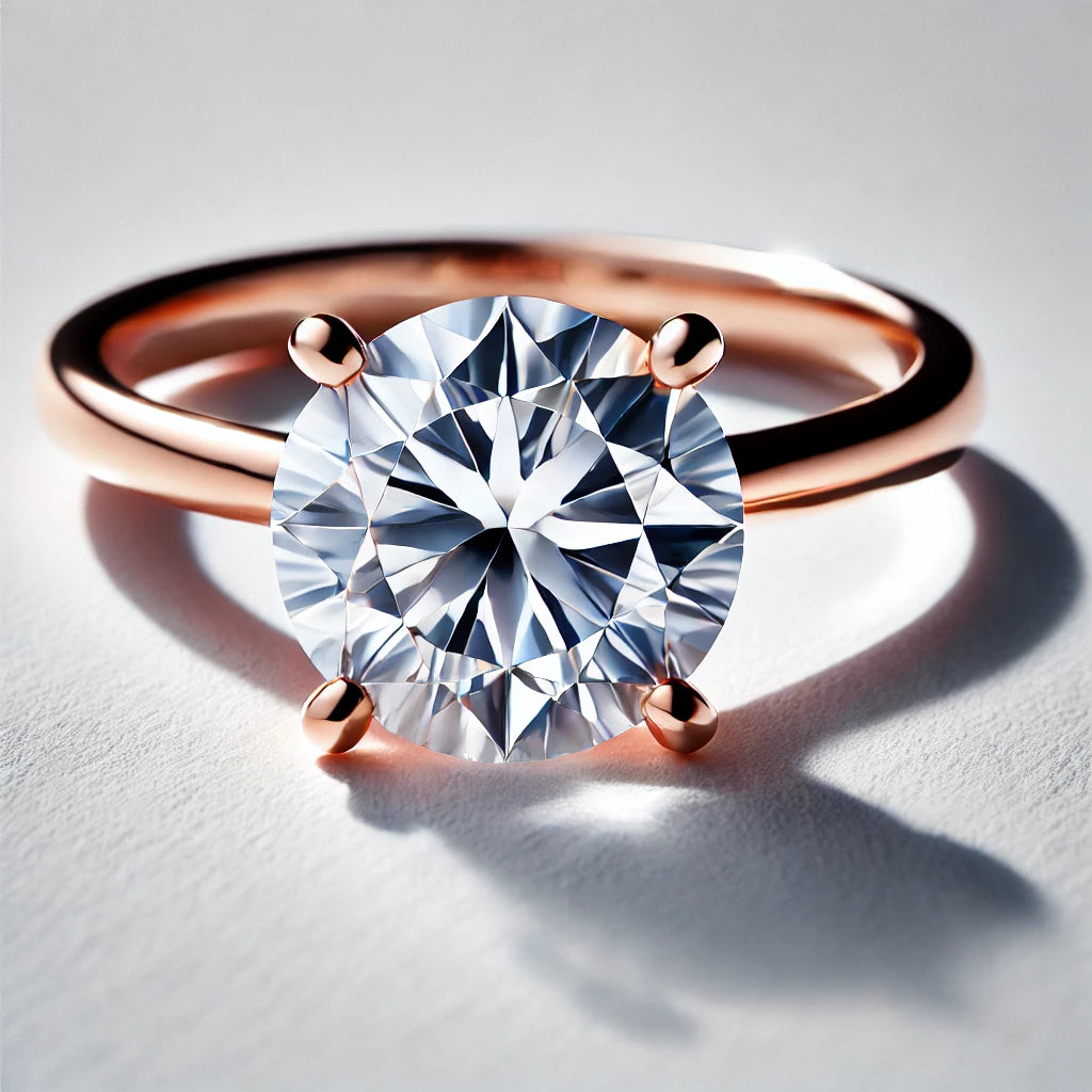 Round Solitaire Engagement Ring