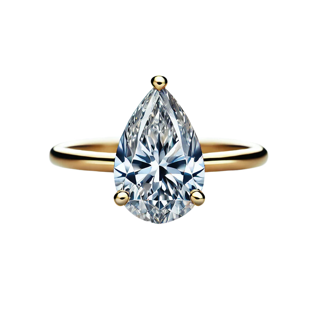 Pear Shape Engagement Ring