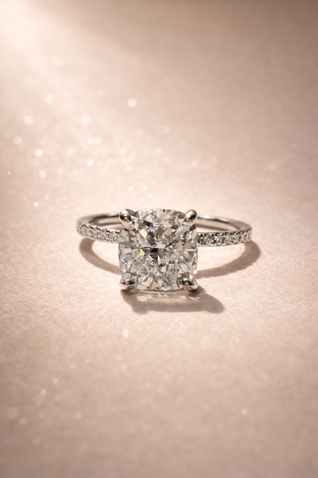 Cushion Cut Engagement Ring