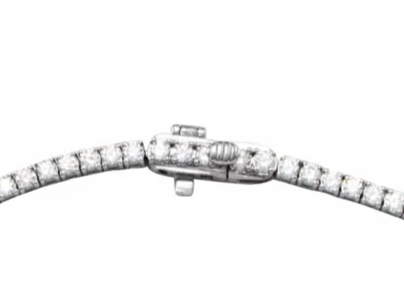 Natural Diamond Tennis Necklace
