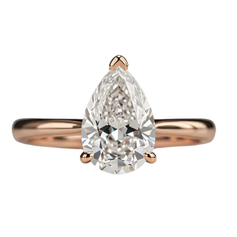 Pear Shape Engagement Ring